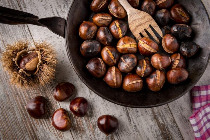 Castagne in friggitrice ad aria
