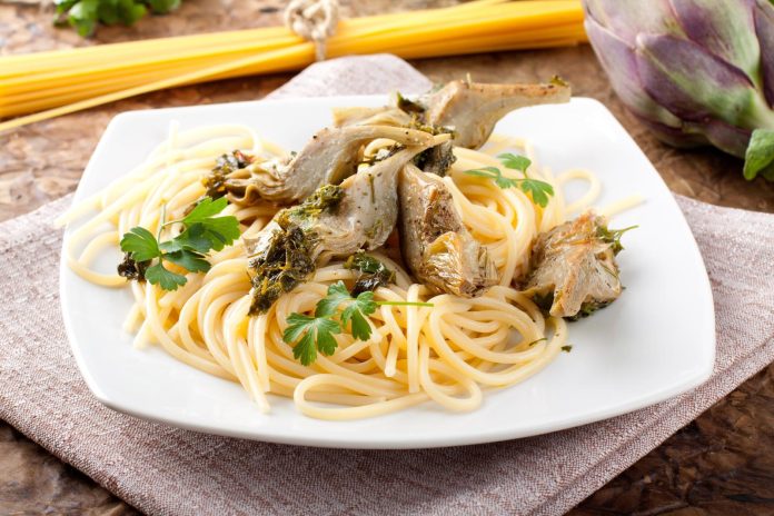Pasta con i carciofi