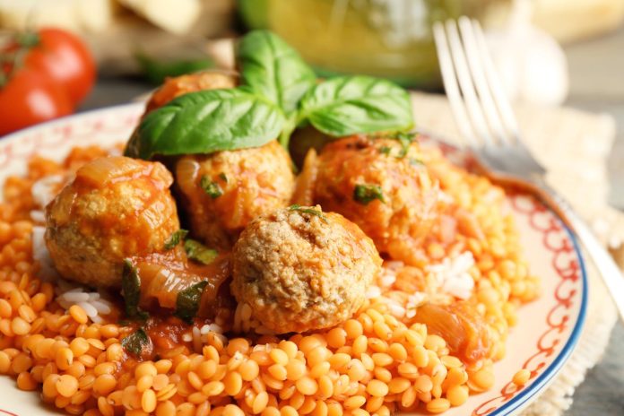 Polpette di lenticchie al forno