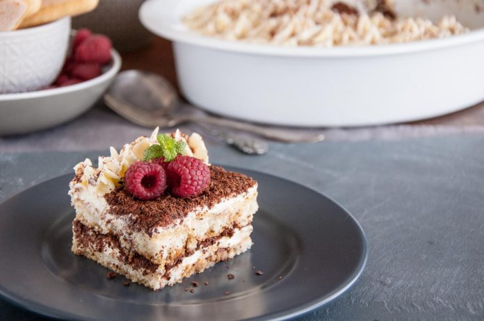 Tiramisù con panna